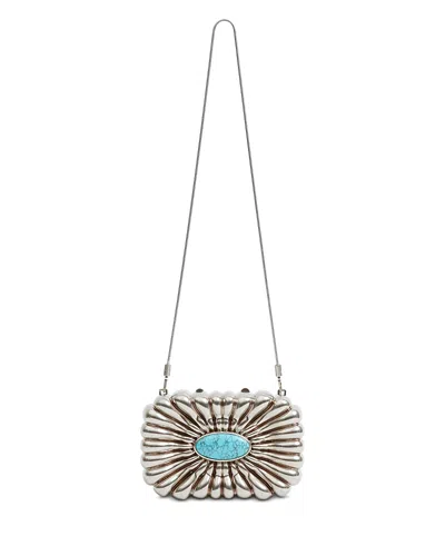 Simkhai Nash Convertible Metal Clutch In Black