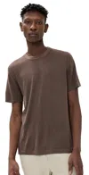 Simkhai Nathan Knit Tee Mocha In Mocha