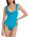 Simkhai Nessa One Piece Bermuda In Blue