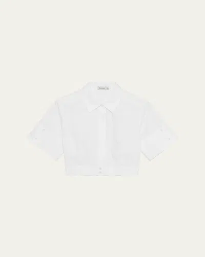 SIMKHAI NICKY SHORT-SLEEVE CROP TOP