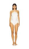 Simkhai Nicolette Broderie Anglais One Piece In White