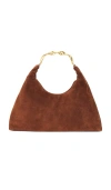 Simkhai Nixi Suede Hobo Bag In Brown