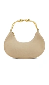 Simkhai Nixi Suede Twist Handle Bag