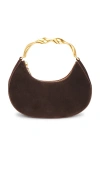 Simkhai Nixi Twist Handle Bag In Brown