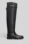 Simkhai Noah Leather Over-the-knee Boots In Black