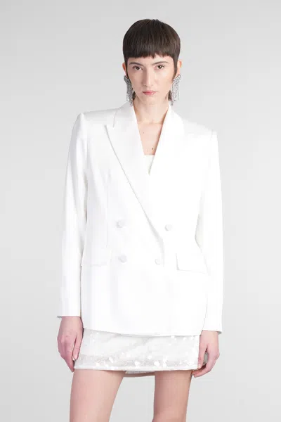 SIMKHAI NORAH BLAZER IN WHITE ACETATE