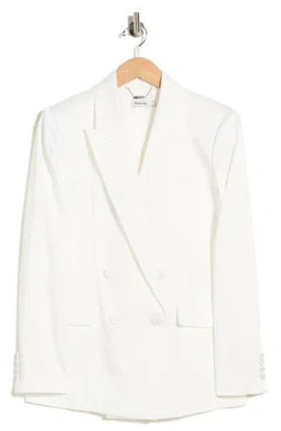 Simkhai Norah Double Breasted Blazer In White