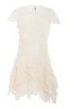 Simkhai Novelle Lace Mini Dress In White