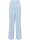 Simkhai Tailored Crepe Trousers In Blue