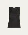 Simkhai Nubia Draped Top In Black