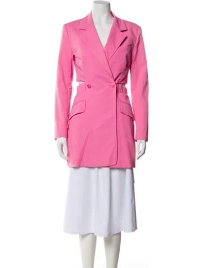 Pre-owned Simkhai Nylon Coat In Pink