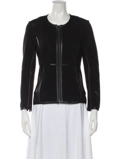 Pre-owned Simkhai Nylon Jacket In Black