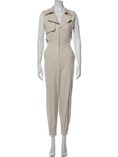 Pre-owned Simkhai Nylon Jumpsuit In Neutrals