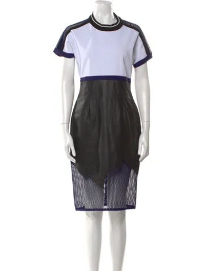 Pre-owned Simkhai Nylon Knee-length Dress In Black