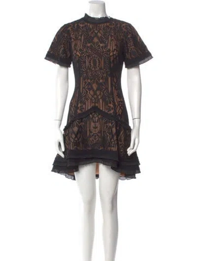 Pre-owned Simkhai Nylon Mini Dress In Black