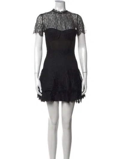 Pre-owned Simkhai Nylon Mini Dress In Black