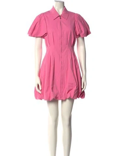 Pre-owned Simkhai Nylon Mini Dress In Pink