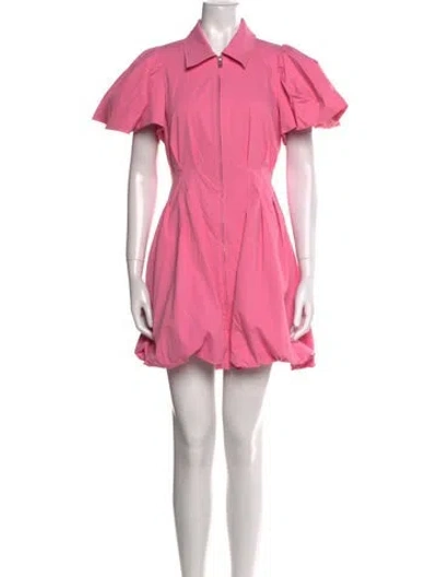 Pre-owned Simkhai Nylon Mini Dress W/ Tags In Pink