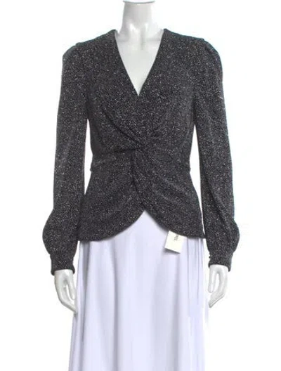 Pre-owned Simkhai Nylon Patterned Blouse In Multi