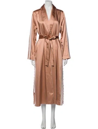 Pre-owned Simkhai Nylon Robe In Pink