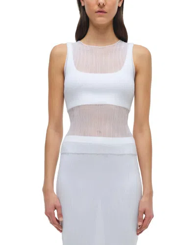 Simkhai Oakley Tank In White