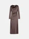 Simkhai 'odessa' Dress In Chocolate Acetate Blend In Brown