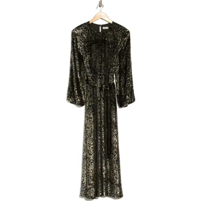 Simkhai Odina Long Sleeve Gown In Black