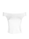 Simkhai Off-shoulder Top In White