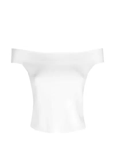 Simkhai Off-shoulder Top In White