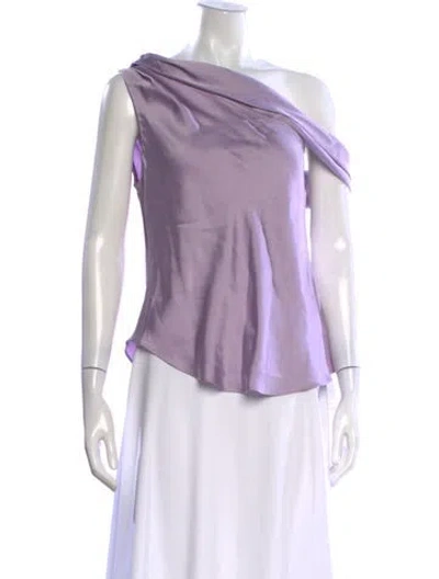 Pre-owned Simkhai Off-the-shoulder Sleeveless Top W/ Tags In Purple