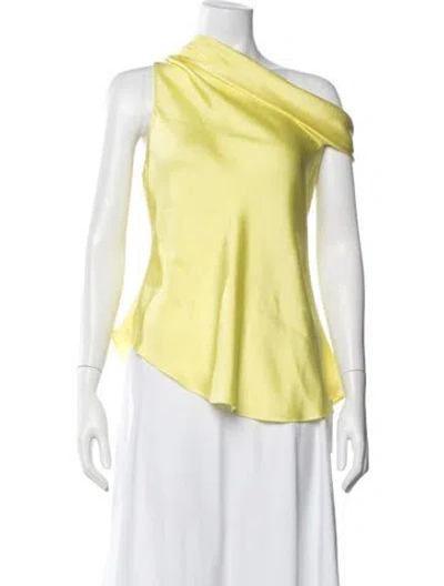 Pre-owned Simkhai Off-the-shoulder Sleeveless Top W/ Tags In Yellow