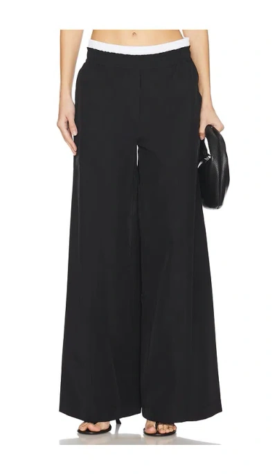 Simkhai Olly Double Waistband Pant In Black