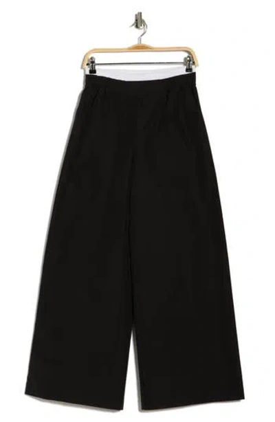 Simkhai Olly Double Waistband Wide Leg Pants In Black