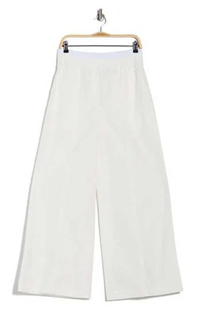 Simkhai Olly Double Waistband Wide Leg Pants In White