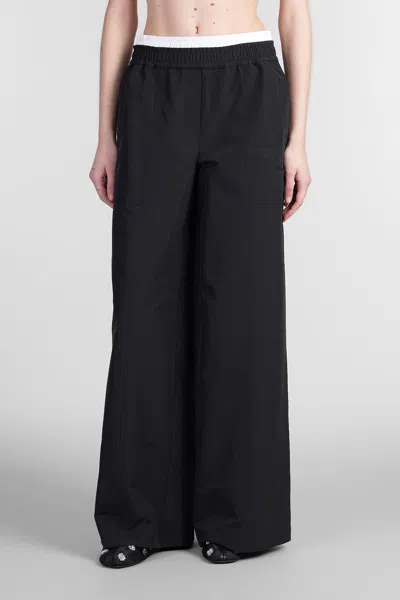 SIMKHAI OLLY PANTS IN BLACK COTTON