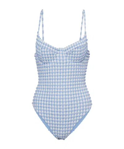 Simkhai One-piece Swimsuit In Blue