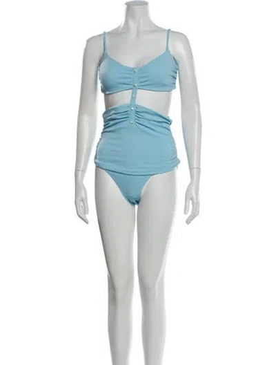 Pre-owned Simkhai One-piece W/ Tags In Blue