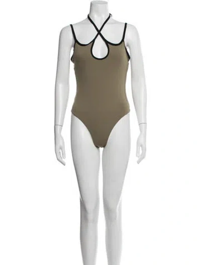 Pre-owned Simkhai One-piece W/ Tags In Green
