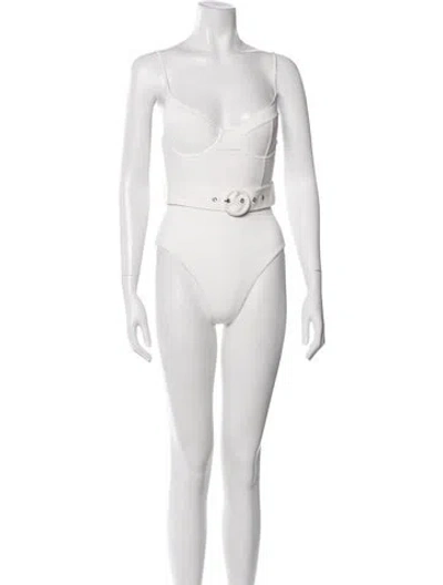 Pre-owned Simkhai One-piece In White