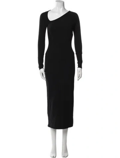 Pre-owned Simkhai One-shoulder Long Dress In Blue