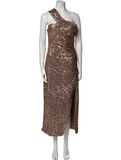 Pre-owned Simkhai One-shoulder Long Dress W/ Tags In Multi