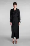 SIMKHAI ONYX DRESS IN BLACK RAYON