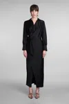 Simkhai Talita Draped Maxi Dress In Black