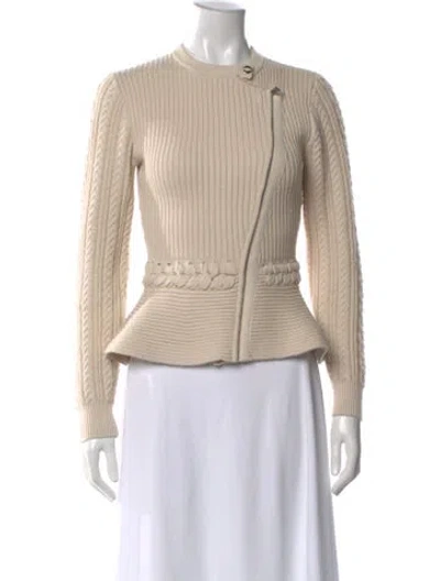Pre-owned Simkhai Open Front Sweater In Neutral