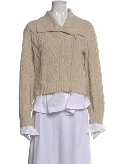 Pre-owned Simkhai Open Front Sweater In Neutral