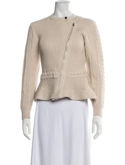 Pre-owned Simkhai Open Front Sweater In Neutrals