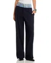 Simkhai Ophelia Double Waistband Combo Pants In Black