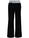 Simkhai Kori Straight Leg Cargo Pants Indigo Stripe Multi In Blue