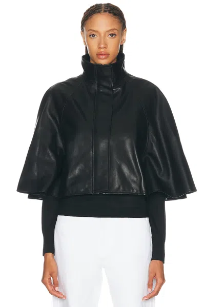 Simkhai Orvik Cape Jacket In Black