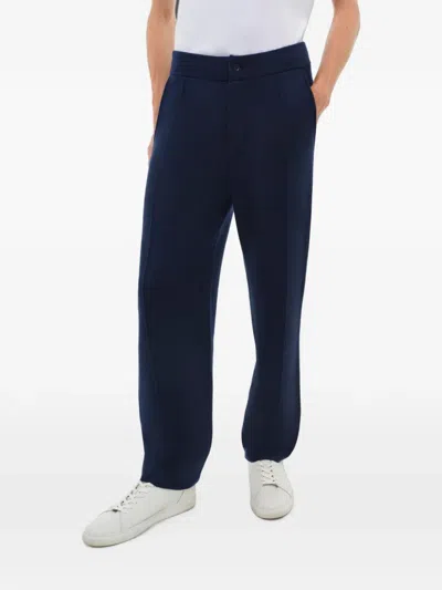 Simkhai Ottis Fine-knit Trousers In Blue